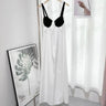 Sexy Backless Beach Dress Women 2024 Holiday Sleeveless Loose Slip  Long Dress Street Fashion Panelled Bandage Summer Lady Robe - Lootquake