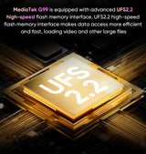 Tablette N-one NPad X1 MTK G99 8 cœurs 10,95 pouces Android 13 Charge rapide 8 600 mAh MAX 16 Go 128 Go 2 000 x 1 200 FHD 4G LTE Support L1