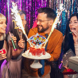 Bougie d'anniversaire en forme d'éventail, fournitures de bougies d'anniversaire, décoration de gâteau d'anniversaire, bougies amusantes pour la décoration du thème d'anniversaire