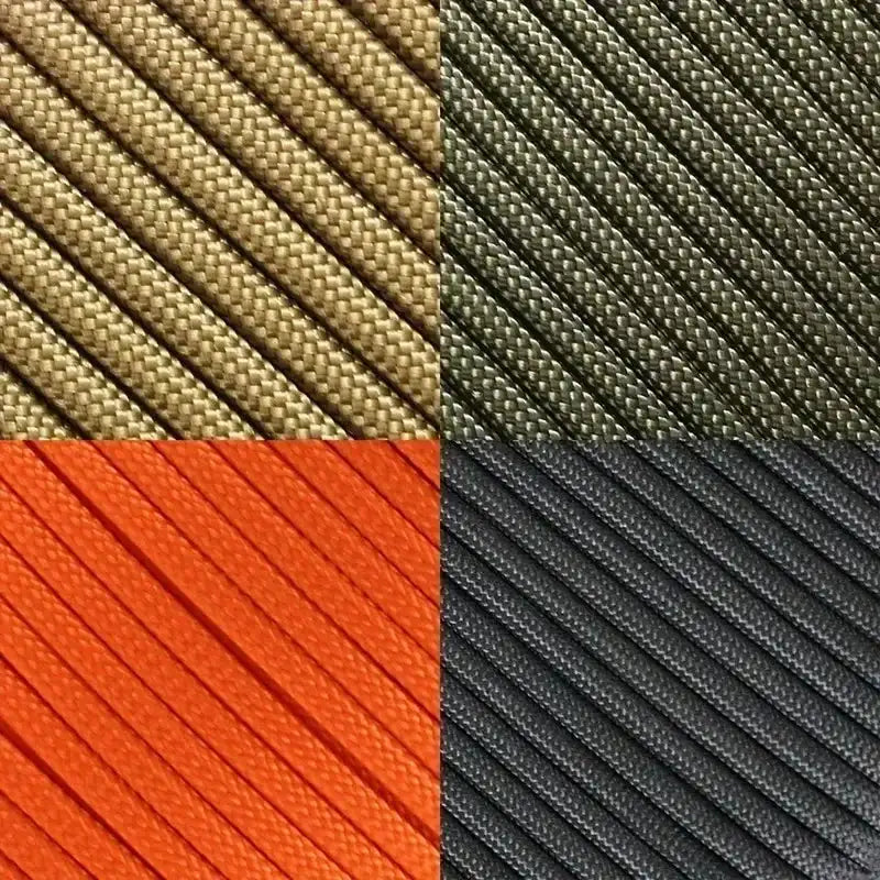 7 Cores 550 Paracord Cord 3 8 16 M Dia.4mm For Outdoor Camping Survival Lanyard Parachute Rope Hiking Tent Accessories - Lootquake