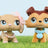 Mini 2pcs Lot Pet Shop Dogs and Cats Collectable With Accessories Best Gift For Kids Toy - Lootquake