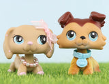 Mini 2pcs Lot Pet Shop Dogs and Cats Collectable With Accessories Best Gift For Kids Toy - Lootquake
