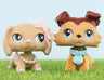 Mini 2pcs Lot Pet Shop Dogs and Cats Collectable With Accessories Best Gift For Kids Toy - Lootquake