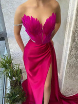 White Angel Feather Dress Luxury Design Women's Off Shoulder Elegant Long Dress Halloween Christmas Party Evening Wedding Dress - Lootquake