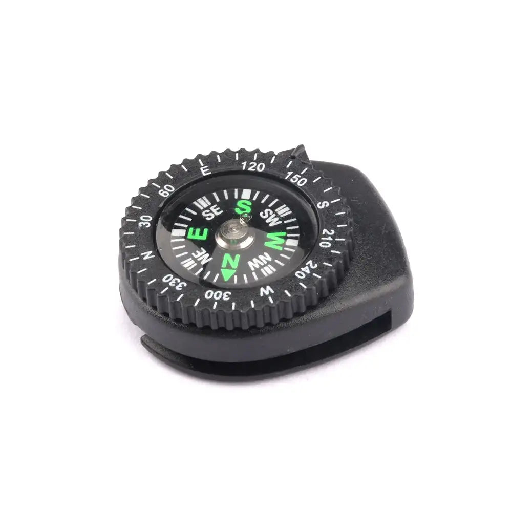 1/2Pcs Mini Watch Strap Button Removable Compass Survival Mini Pocket Compass Outdoor Hiking Camping Accessories - Lootquake