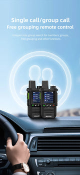 BINQI-K6 GXINPOC Platform Global -4G POC walkie talkie, 5000kilometers remote , global policecivilian fleet walkie talkie(free)