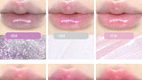 FLORTTE 10-Color Lip Palette Lip Gloss and Lipstick Glossy Moisturizing Pigmented Multifunctional Easy to Apply