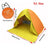 With Door Curtain 2-3Persons Pop Up Beach Tent Automatic Quickly Open Outdoor Camping Tour UV50+ Portable Ultralight Sunscreen - Lootquake