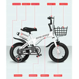 Children's Bicycles for Boys Aged 3-10 Years Old Children Girls Children's Bicycles with Flashing Auxiliary Wheels