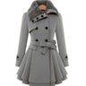 Winter Women's Jacket Windbreaker Warm Plush Thick Clothes Double Breasted Belt Autumn And Winter Korean Style Slim Lapel Coat - Lootquake