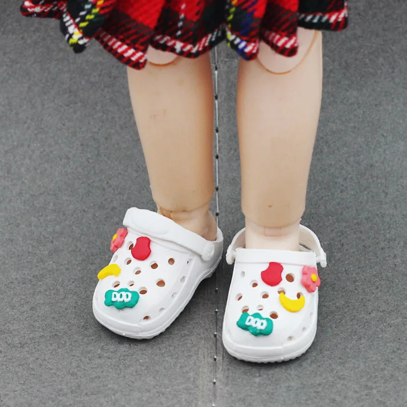 Chaussons de poupée Labubu 4,3 x 2 cm, accessoires décoratifs pour poupée Labubu, chaussures décoratives pour poupée de 15 cm, jouets pour enfants, cadeau