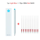 KACO Gel Pens Sets School Office Supplies for Kids 0.5mm High-capacity Heart / Star Sign Writing Gadgets Love Gift Cute Items