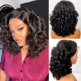 12A Raw Donor Vietnamese Hair 13x4 HD Lace Frontal Wig | 250% Density | Double Drawn | Bouncy Wave | Glueless