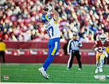 Autographed/Signed Puka Nacua Los Angeles LA Rams 16x20 Football Photo Fanatics COA #2