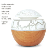 2024 Home Mushroom Head Bedroom Air Purifier USB Desktop Nebulizer Wood Texture Personalized Aromatherapy Machine Humidifier