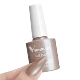 Venalisa Nail Gel Polish 7.5ml #758 Funny Bunny Milky White VIP3 Collection Long Wear Diamond Top Coat Soak Off UV LED Gel Nail