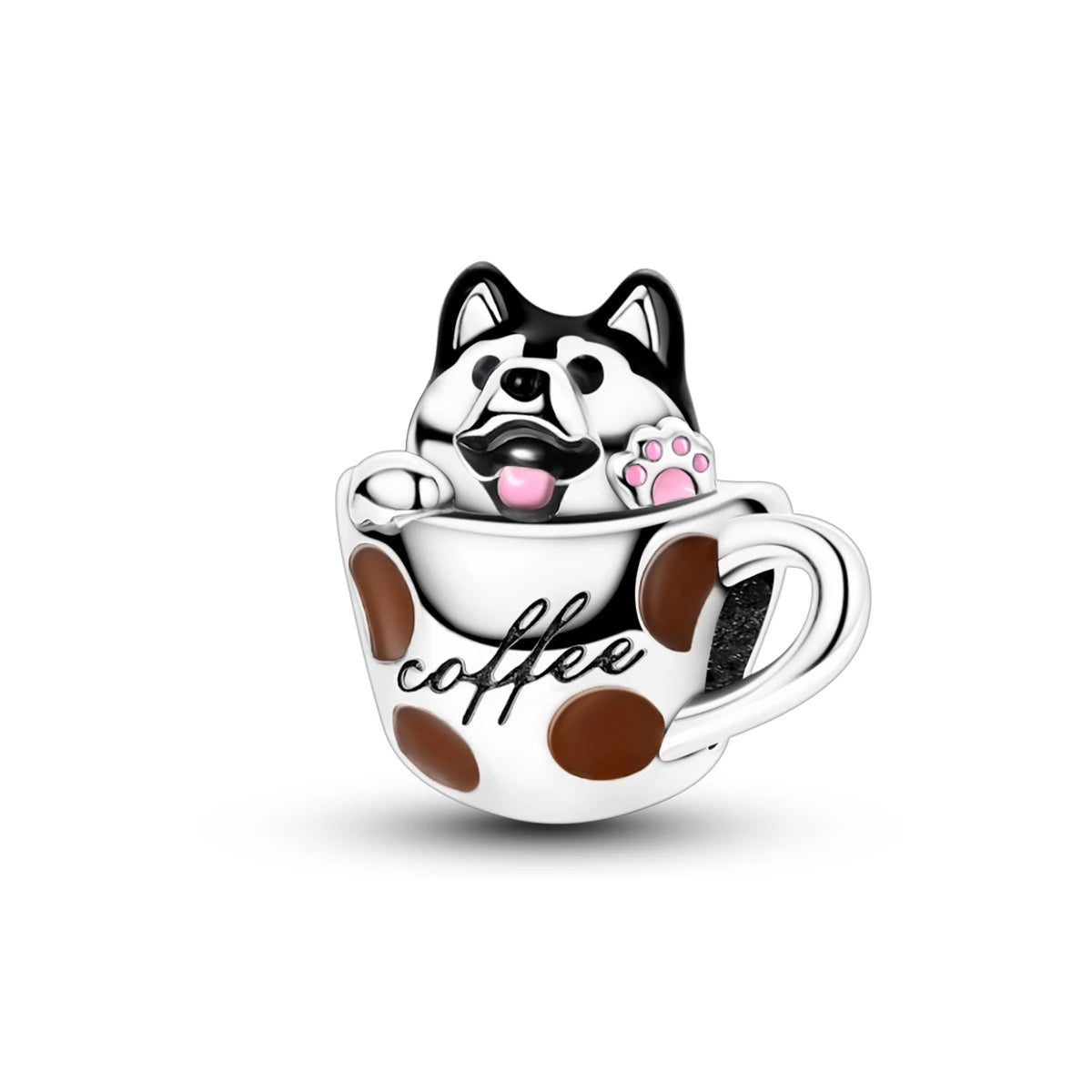 Coffee Cup Charms 925 Silver Beads For Woman Fit Original Bracelet Making Fashion Jewelry - Lootquake