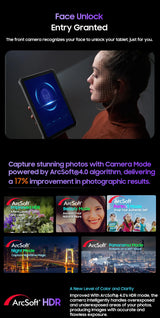 Tablette PC Blackview Active 8 Pro 16 Go 256 Go Batterie 22 000 mAh Android 13 Écran 2,4 K 10,36 pouces Caméra 16 Mpx + 48 Mpx Tablette robuste