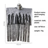 Halloween Decoration Hanging Ghost Skeleton Gauze Ghost Face Scary Pendant for Haunted House Decor, Patio Porch Skull Props