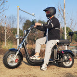 60V25AH 4000W Motor Citycoco Electric Scooter 18 Inch Snowfield Off-road Tire Max Speed 60-70KM/H Max Load 250KG USA STOCK