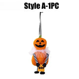 DIY Halloween Hanging Ornaments Fabric Pumpkin Ghost Skull Bewitching Decor Home Party Spooky Season