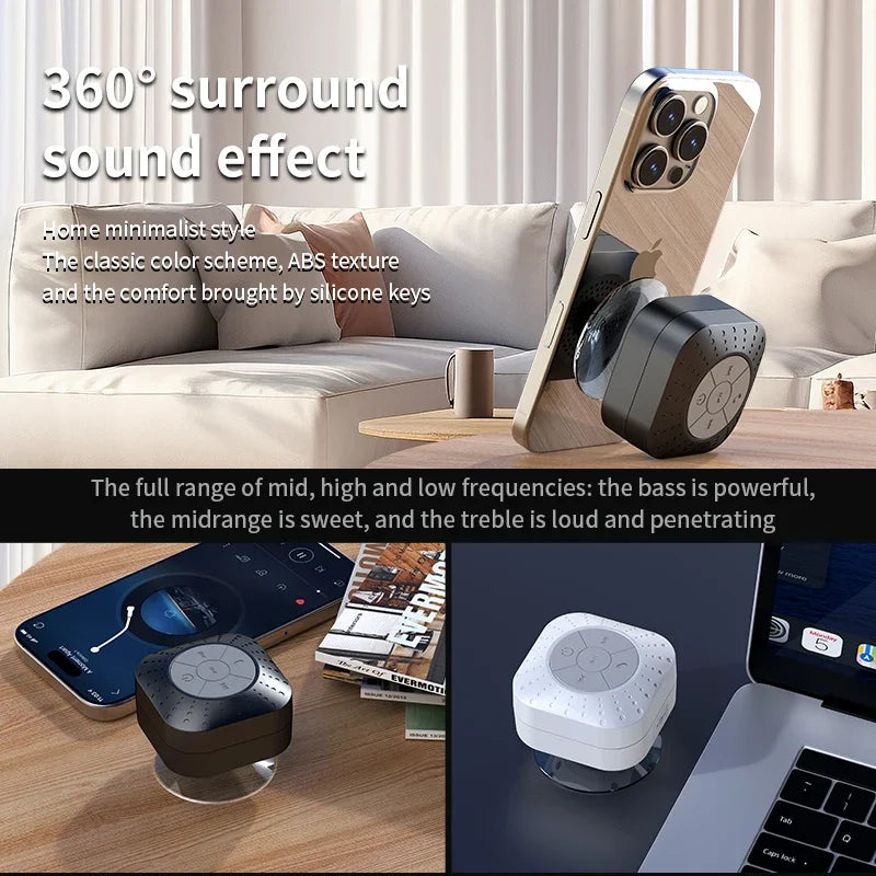Altavoz Bluetooth inalámbrico, portátil, estéreo, envolvente, subwoofer, para exteriores, minialtavoz Bluetooth pequeño.