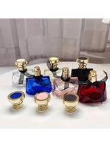 Luxury 1.01oz Glass Perfume Atomizer - Portable, Refillable & Scent-Free Spray Bottle for Travel & Cosmetics, Empty Bottle