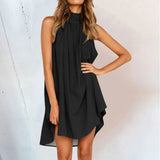 Dresses For Women Summer Casual Plus Size Ladies Casual Loose Long Dress Sleeveless Slit Long Vestidos Elegantes Para Mujeres - Lootquake