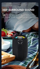 Super Powerful Wireless 5.3 Bluetooth Speaker RGB Light Caixa De Som Enhanced Bass IPX6 Waterproof Subwoofer 3D Stereo Sound Box