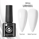 UR SUGAR Blue Color Rubber Base Gel Nail Polish Gold Glitter Base Gel Top Coat Soak Off UV LED Gel Nail Art Varnish Manicure