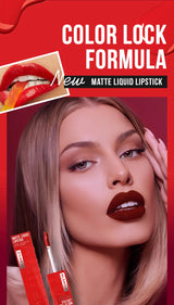 MLSMILE 6 Color Non-stick cup Velvet Satin Gloss Lip glaze Mist Liquid matte lipstick Waterproof long-lasting color liquid