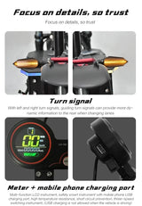 Boyueda S3 6000w 60v 38ah electric scooter dual motor removable seat hydraulic shock absorption 11 inch off-road tyre escooter