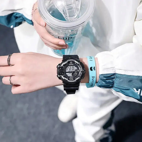 New Minimalist Student Sports Waterproof Electronic Watch Children Luminous Multifunctional Electronic Watches for Women and Men - Lootquake