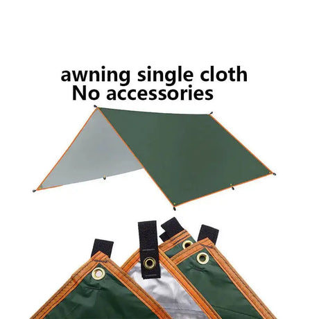 4x3m 3x3m Awning Waterproof Tarp Tent Shade Ultralight Garden Canopy Sunshade Outdoor Camping Hammock Rain Fly Beach Sun Shelter - Lootquake