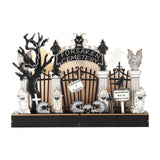 Indoor Outdoor Party Halloween Theme Decorations, Cemetery Desktop Home Halloween Decorations,bring Your Own 2 AA Batteries