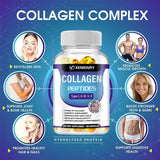 Cápsulas de péptidos de colágeno: fortalecen el cabello, la piel, las uñas, los huesos y las articulaciones.