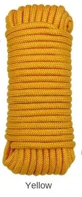 5 meters 10 colors 2mm 4mm 6mm 8mm 10mm colorful braided rope tent tie rope drawstring outdoor clothesline core nylon rope - Lootquake