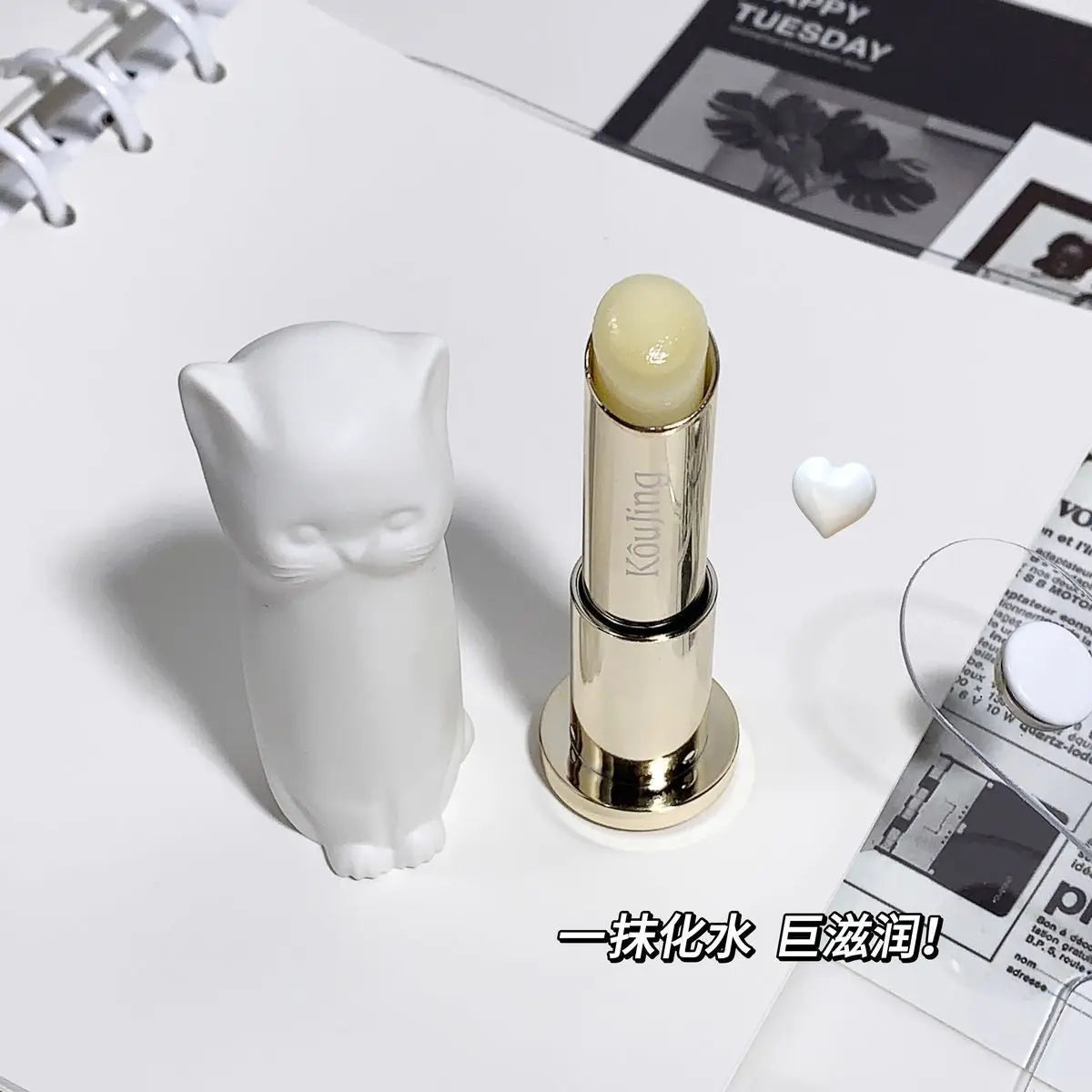 Lipstick to prevent dryness remove dry skin fade lip lines moisturize and moisturize students Skin care