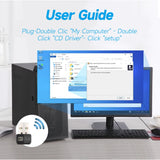 Adaptador USB Bluetooth 5.4 5.3 Dongle para PC, altavoz, ratón inalámbrico, teclado, música, audio, receptor, transmisor, unidad gratuita