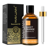MAYJAM 1PCS 30ML Huile Essentielle d'Aromathérapie Lavande Vanille Jasmin Eucalyptus Menthe Poivrée Huile Aromatique pour Diffuseur Bougie Savon