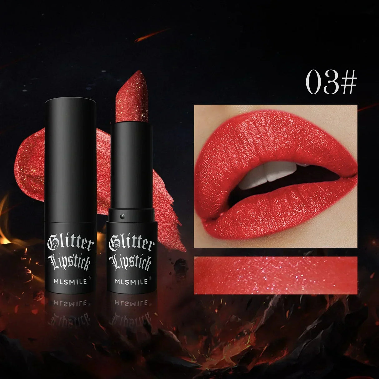 Diamond Pearlescent Lipstick Waterproof Long Lasting Non-stick Cup Matte Velvet Shiny Lipsticks Red Sexy Lips Makeup Cosmetics