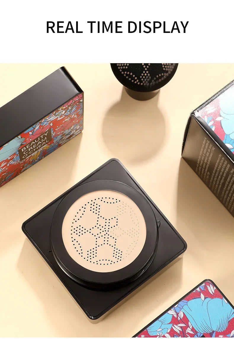 Base de maquillaje Magic Foundation Mushroom Head Air Cushion CC Cream, resistente al agua, iluminadora, base de maquillaje para mujer, maquillaje facial, cosmética coreana.