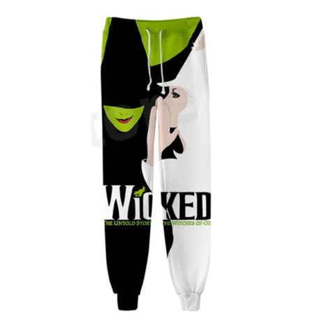 WICKED The Musical Elphaba Sweat Pants 3D Joggers Pants Casual Trousers Men/Women Hip Hop Sweatpants Pantalon Homme Streetwear - Lootquake