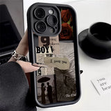 Red Flower Scenery Silicone Phone Case