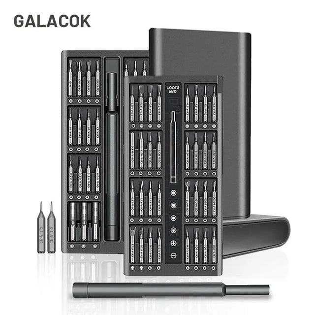 63 in 1 Precision Screwdriver Set Home Hand Repair Tool Kit Magnetic Phillips Drill Bits for iPhone Xiaomi Camera Glasses Watch - Lootquake