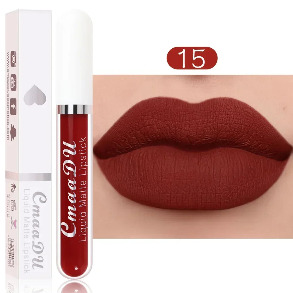 Lipstick Waterproof Long lasting Make-up for women Cosmetics Korean makeup Matte lipstick