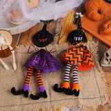 Halloween Wine Bottle Decoration Wine Bottle Decor Halloween Witch Hat Wine Bottle Cover Set Unique for Halloween for Party