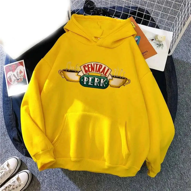 Funny Cartoon Friends Tv Show Hoodies Printed Men Woman Fashion Hoodie Hooded Sweatshirts Pullovers Unisex Tracksuits Clothing - Lootquake