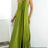 Elegant Women Solid Maxi Beach Dress Sexy Halter Neck Backless Lady Party Dress 2025 Summer Sleeveless Loose Long Dress Vestidos - Lootquake