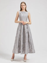DEVCHATA Women New Fashion Organza Embroidery Elegant Long Dress Summer Sleeveless Dresses Lady Holiday Evening Prom Vestido - Lootquake